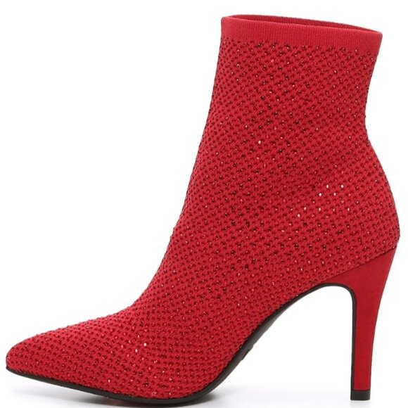 BRAND NEW in the Box! Cute Red Sparkle Bootie - Picture 3 of 5